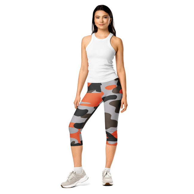 Capri Leggings - Irish Army