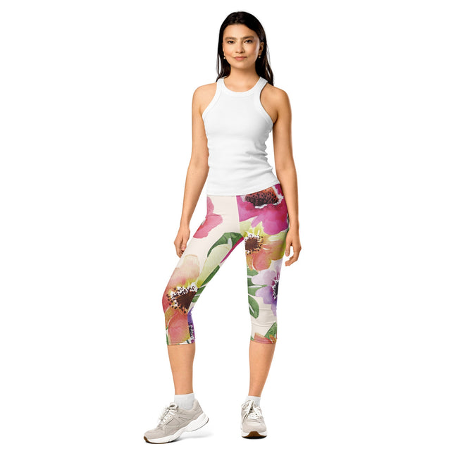Capri Leggings - Irish Army