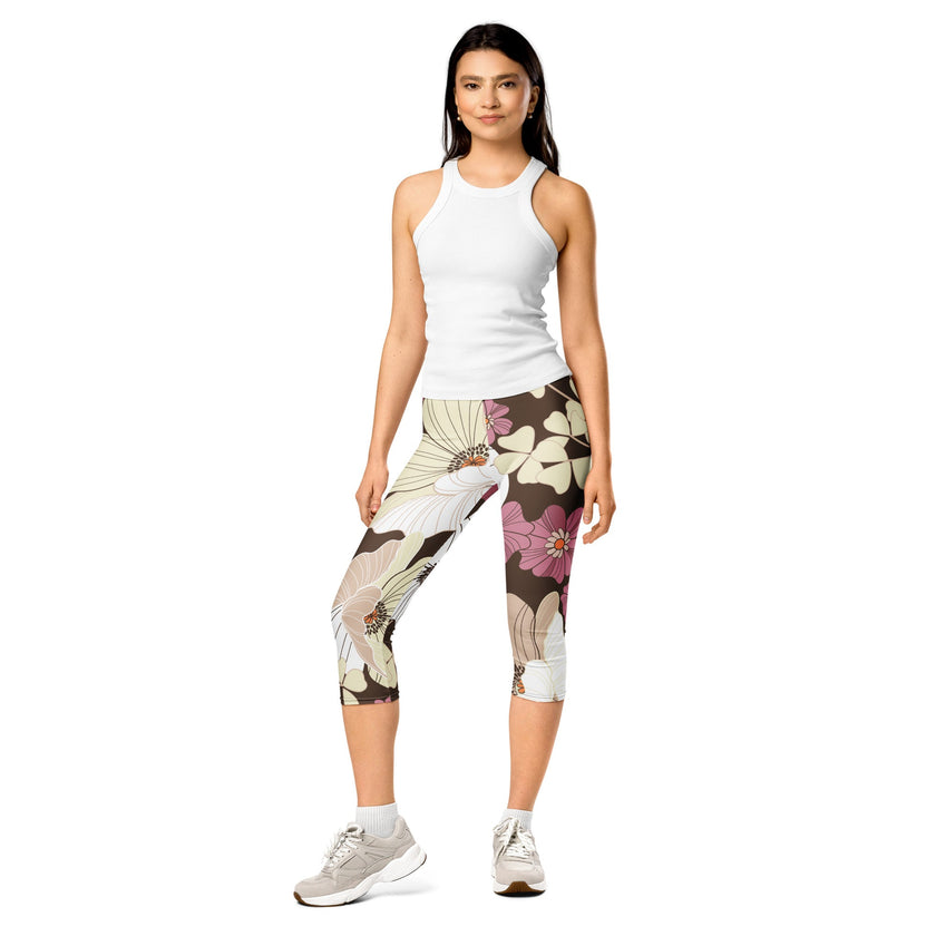 Capri Leggings - Irish Army