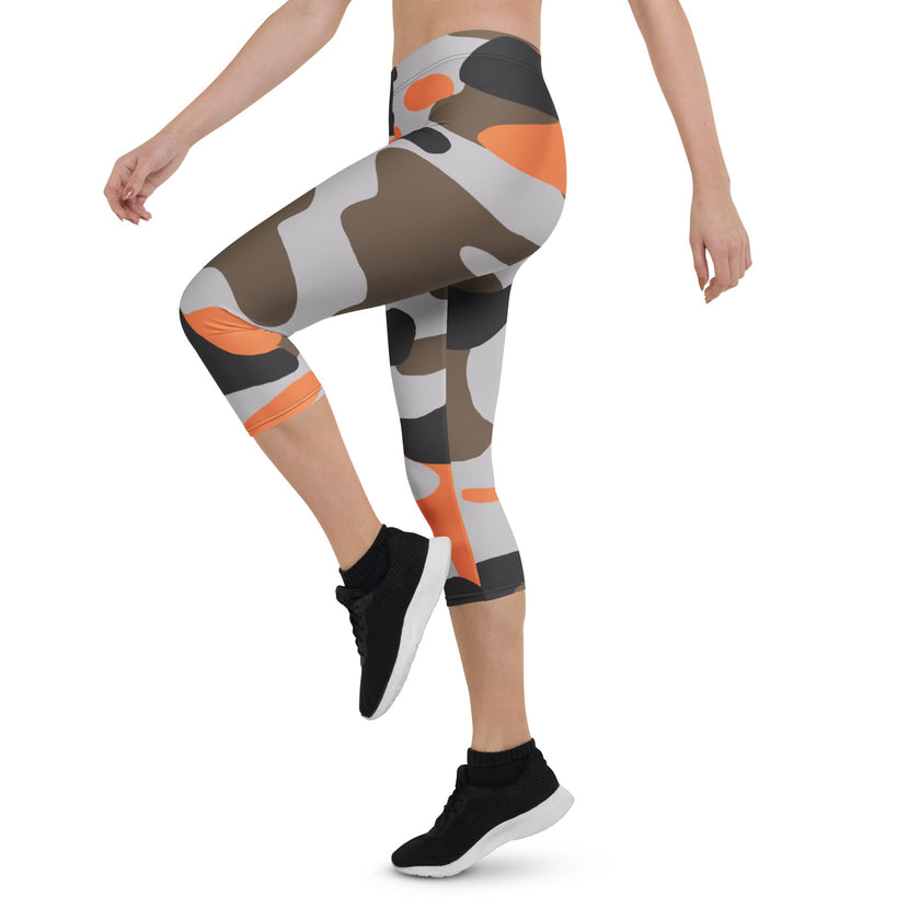 Capri Leggings - Irish Army