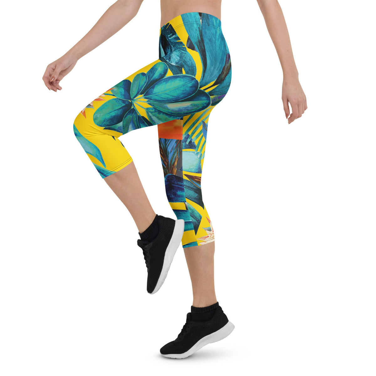 Capri Leggings - Irish Army