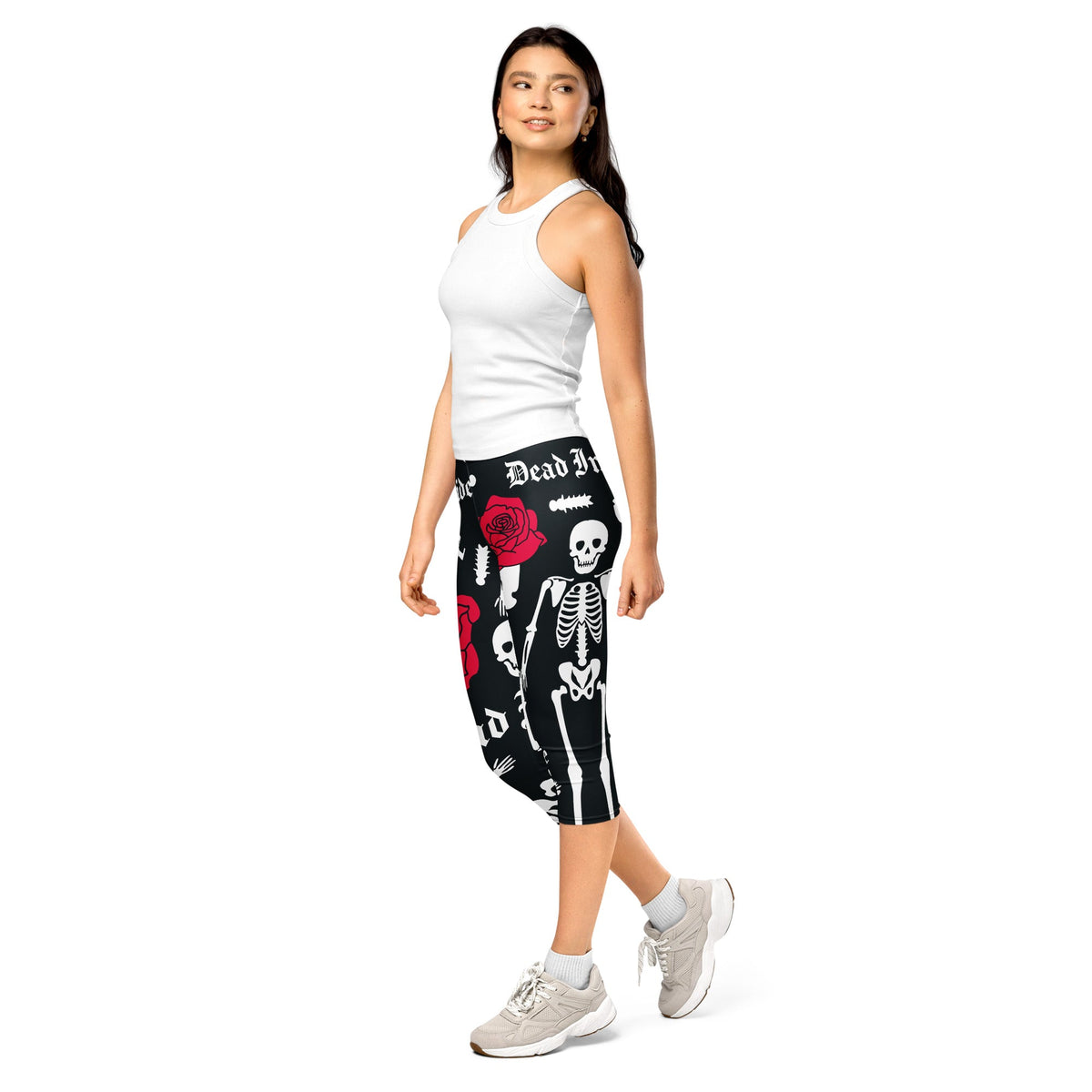 Capri Leggings - Irish Army
