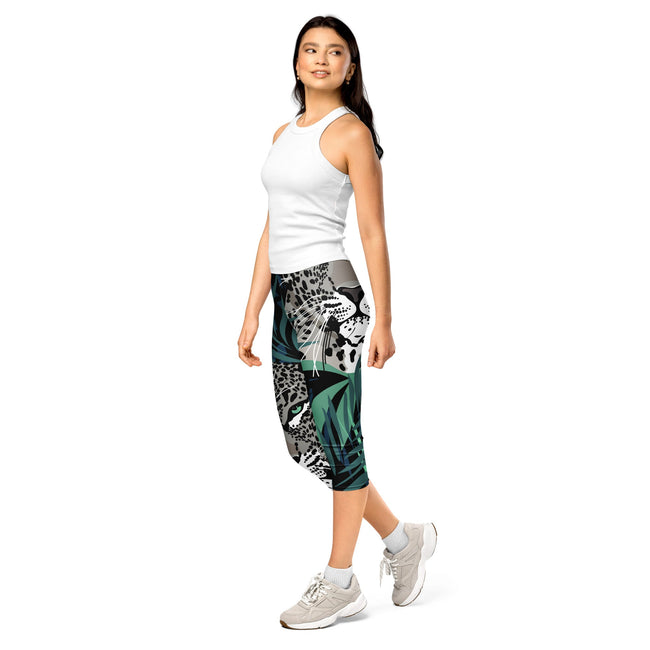 Capri Leggings - Irish Army