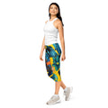 Capri Leggings - Irish Army