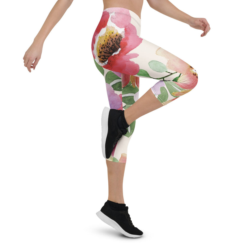 Capri Leggings - Irish Army