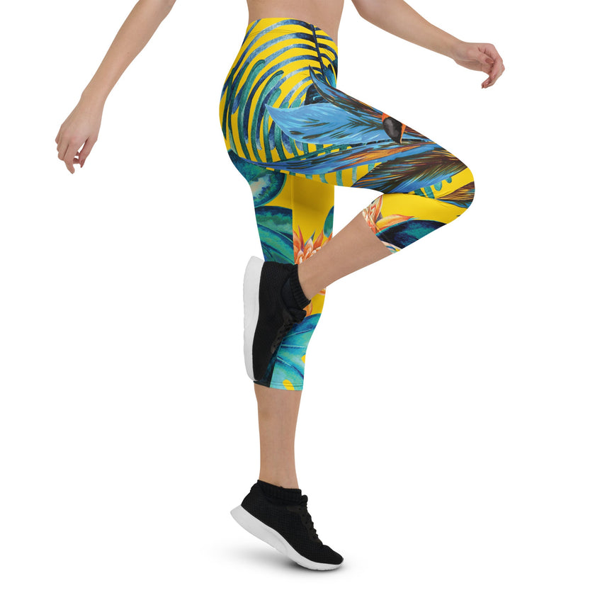 Capri Leggings - Irish Army