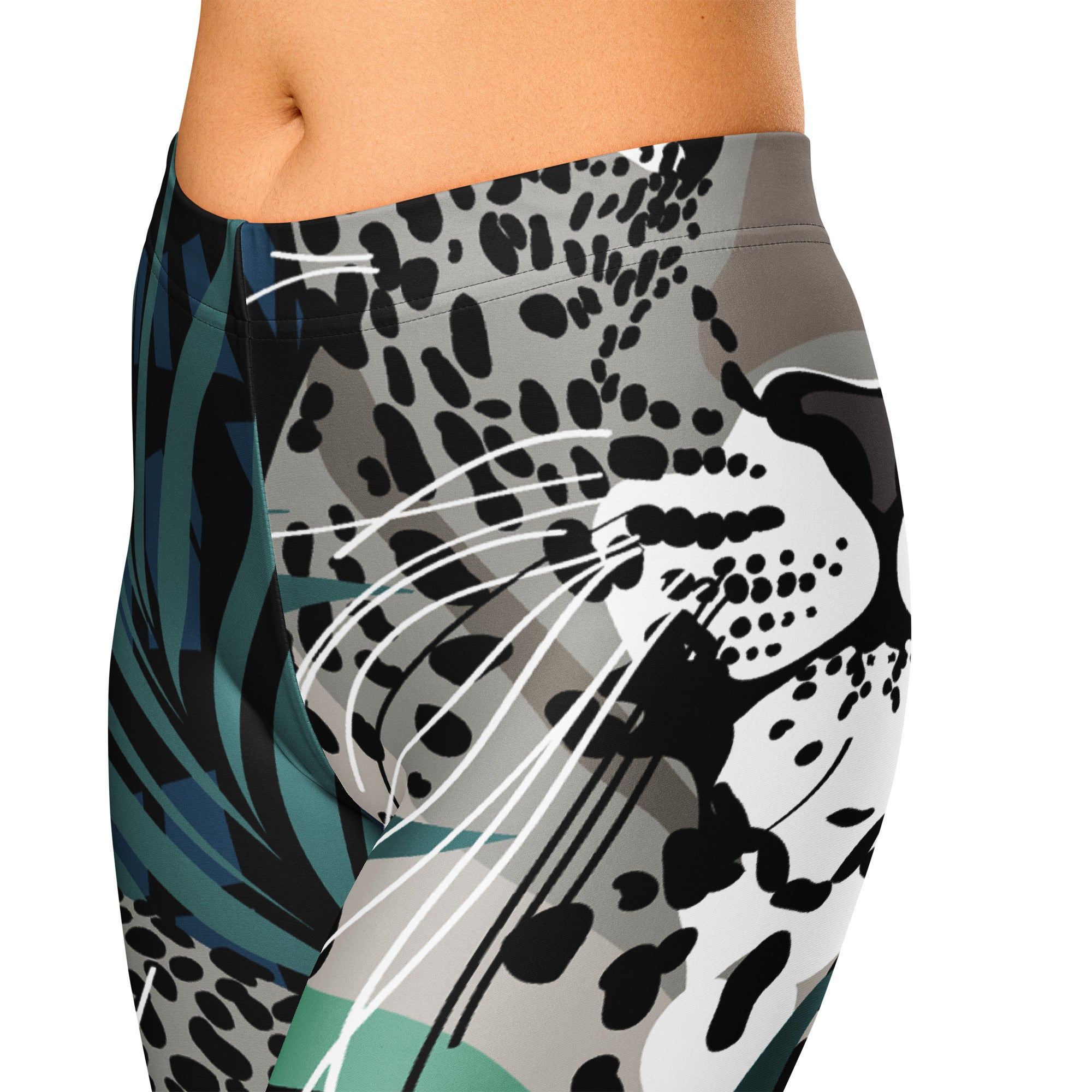 Capri Leggings - Irish Army