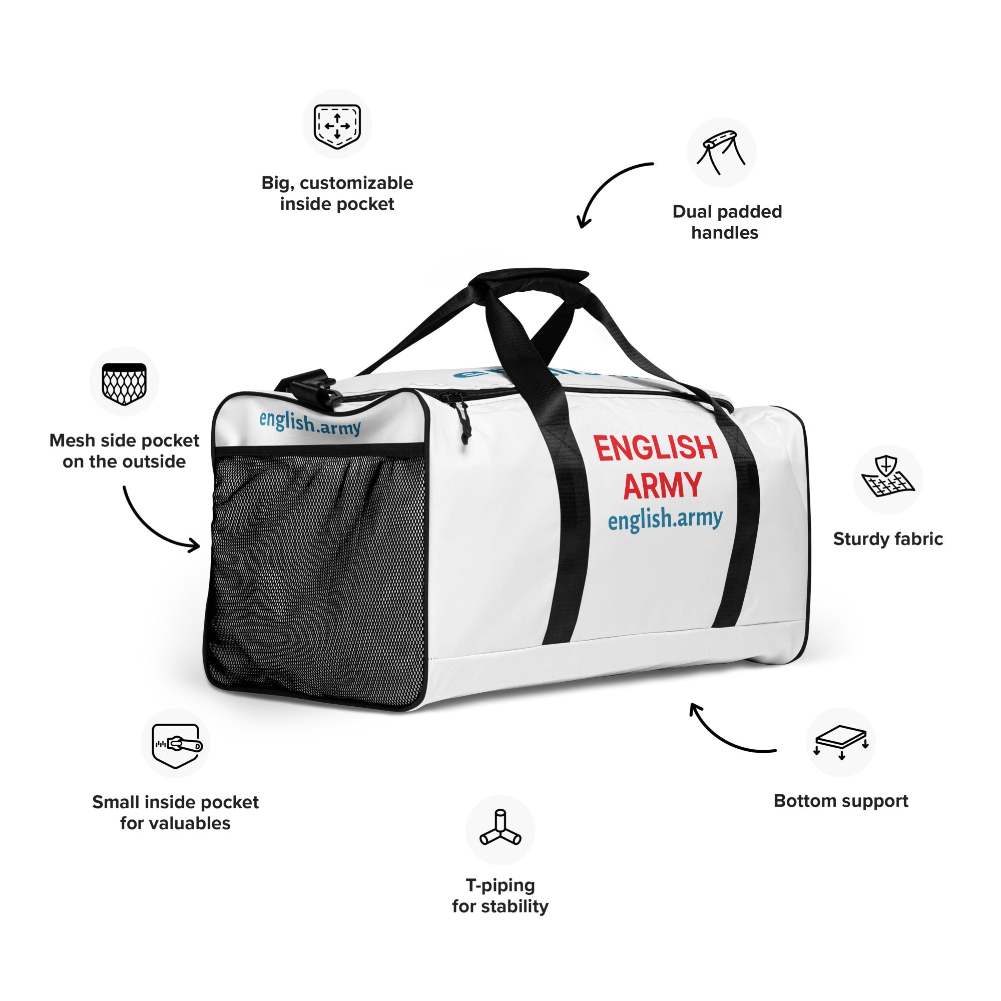 ENGLISH ARMY - Duffle Bag