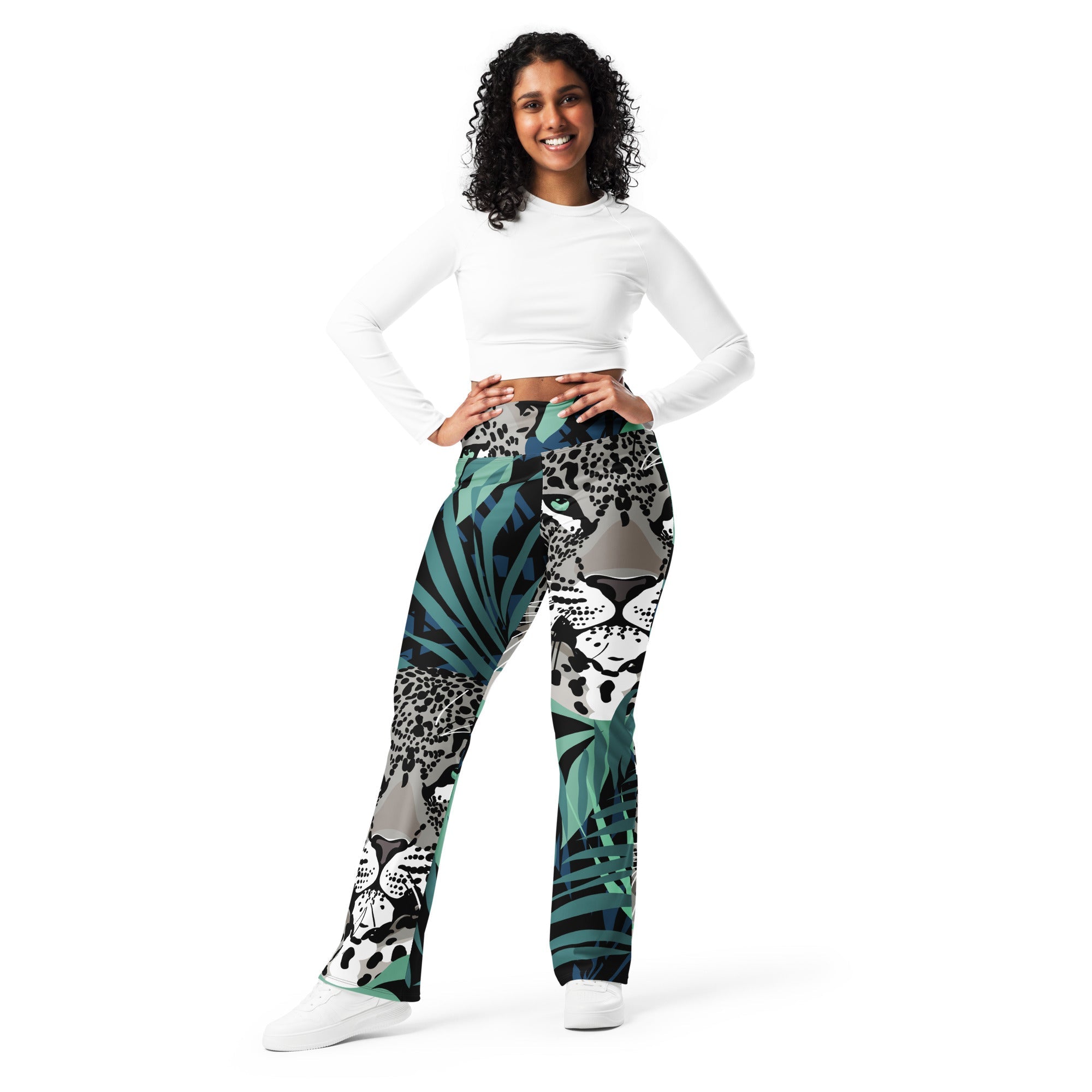 Flare Leggings - Irish Army