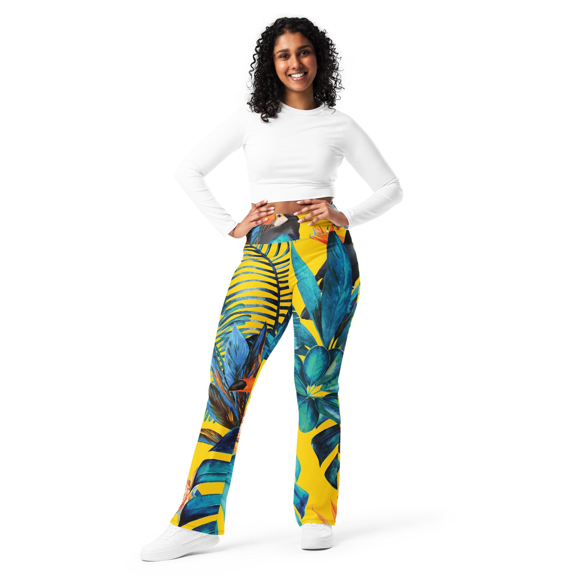 Flare Leggings - Irish Army