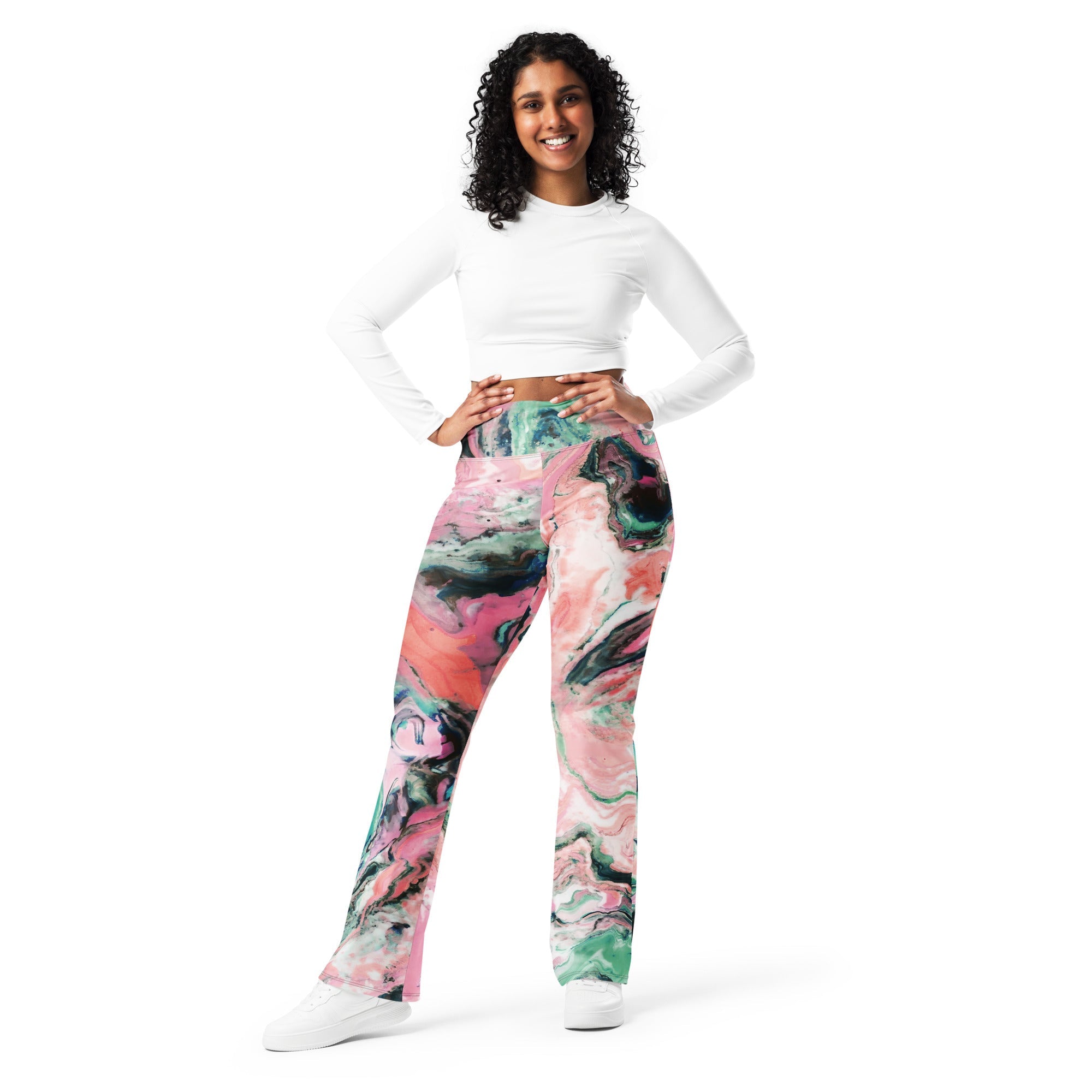 Flare Leggings - Irish Army