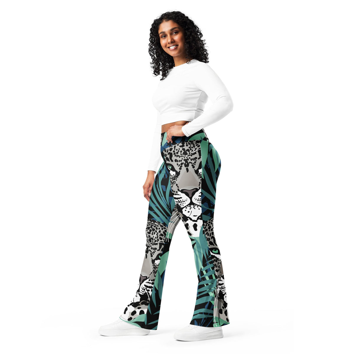 Flare Leggings - Irish Army