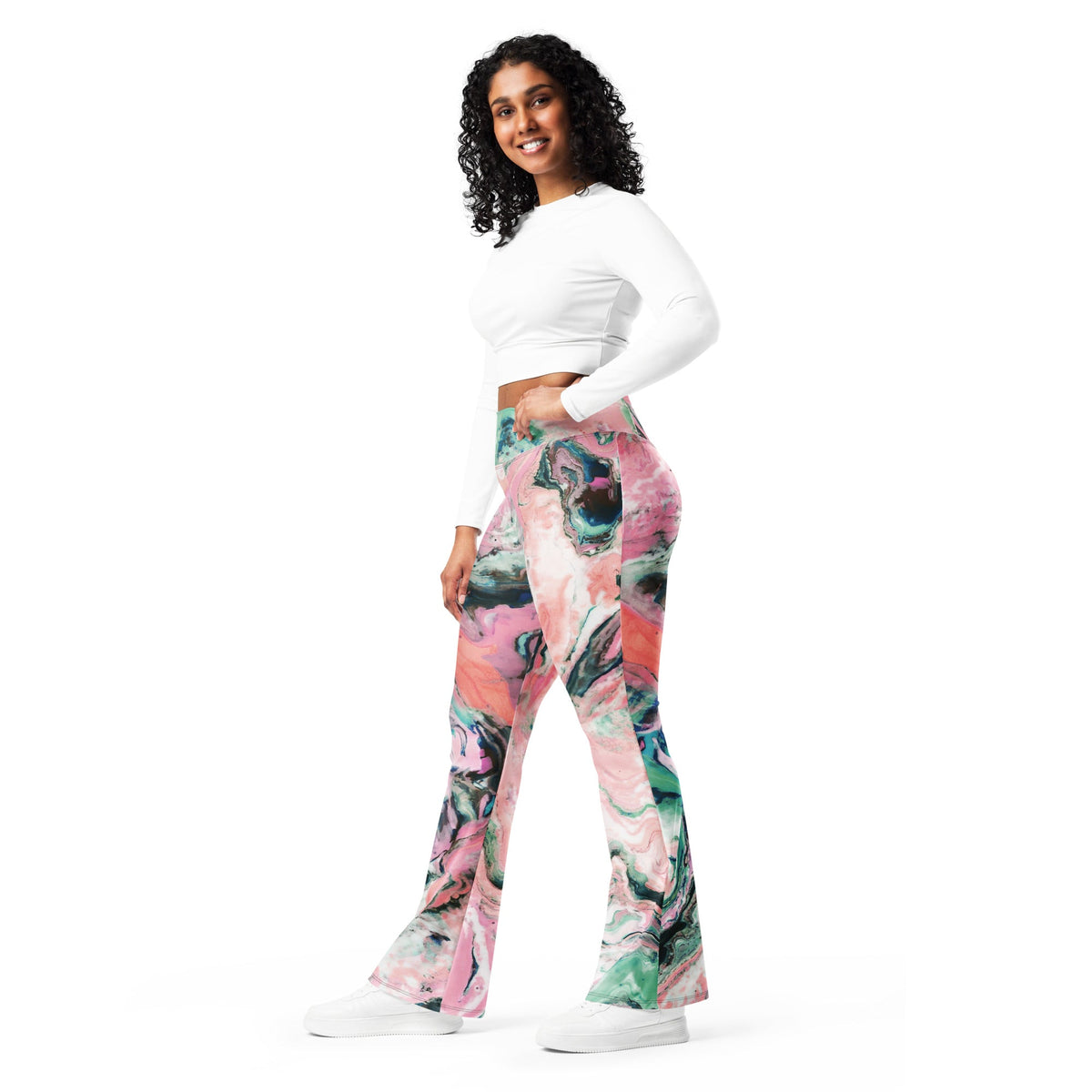 Flare Leggings - Irish Army