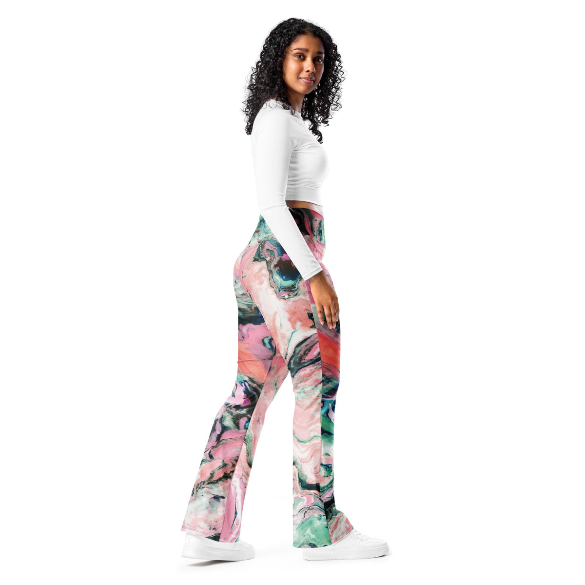 Flare Leggings - Irish Army