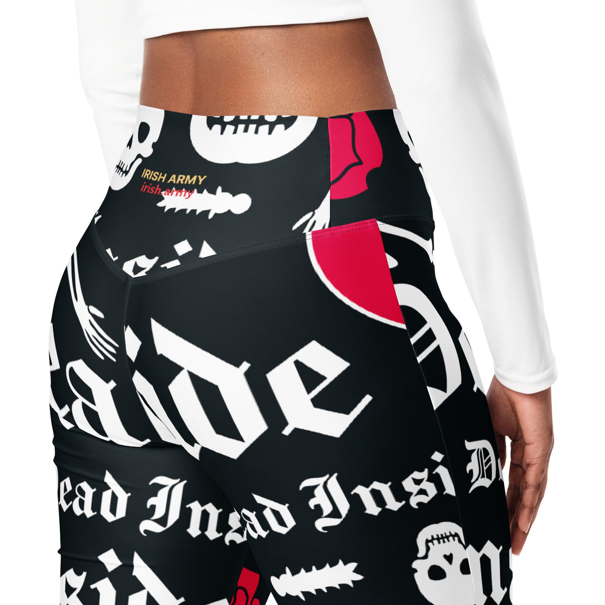 Flare Leggings - Irish Army
