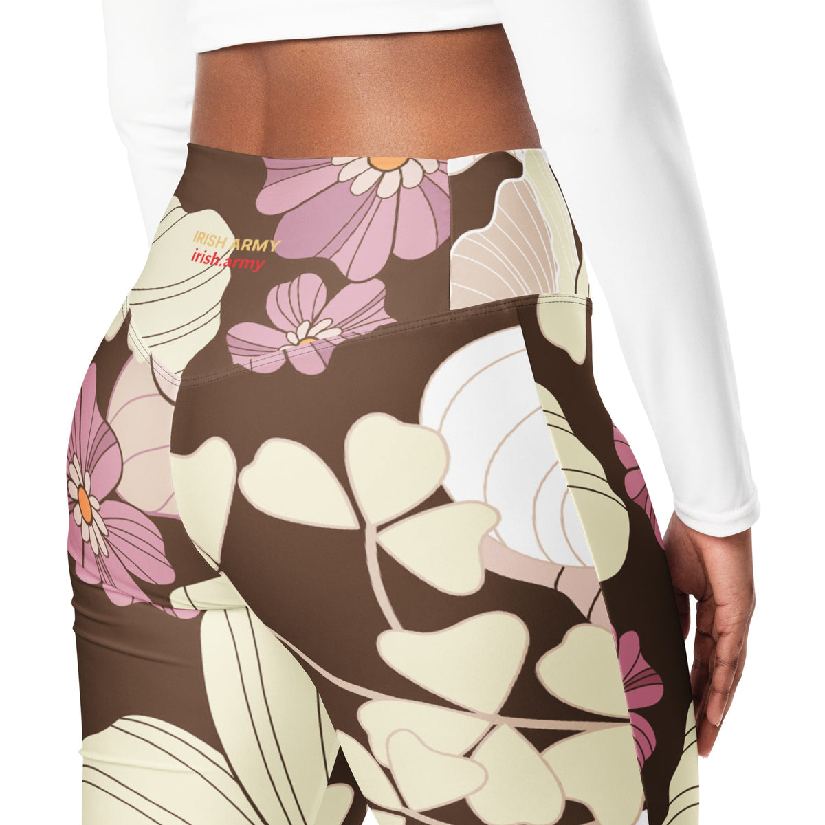 Flare Leggings - Irish Army