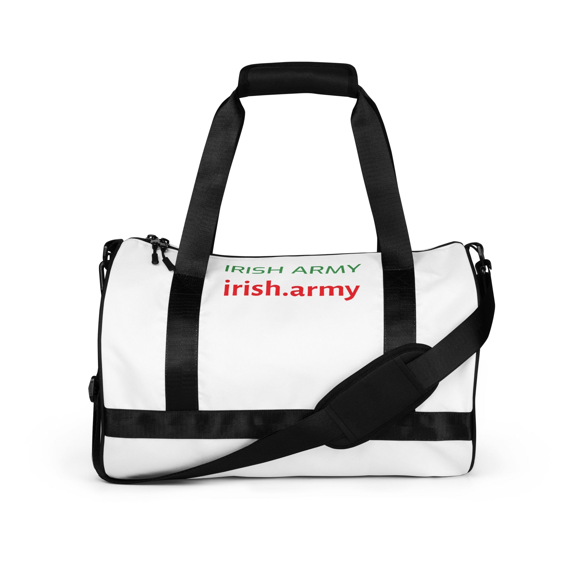 Bolsa de deporte con estampado integral del ejército irlandés