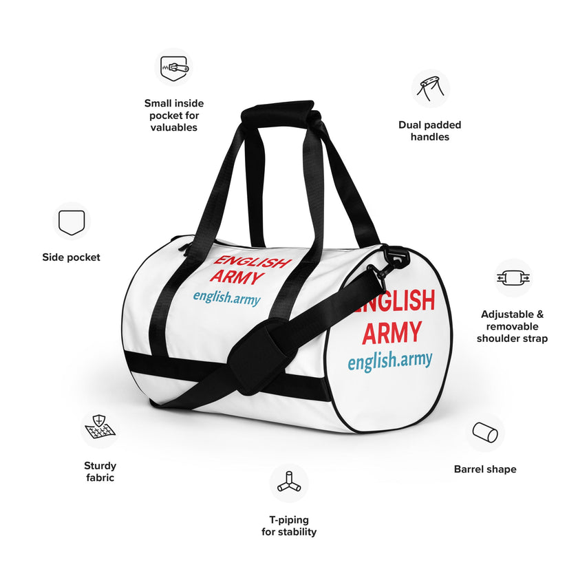 ENGLISH ARMY - All-over Print Gym Bag