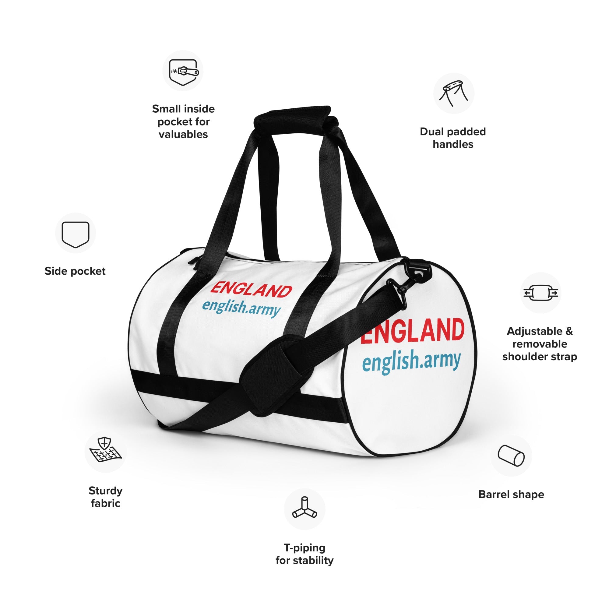 ENGLAND - All-over Print Gym Bag