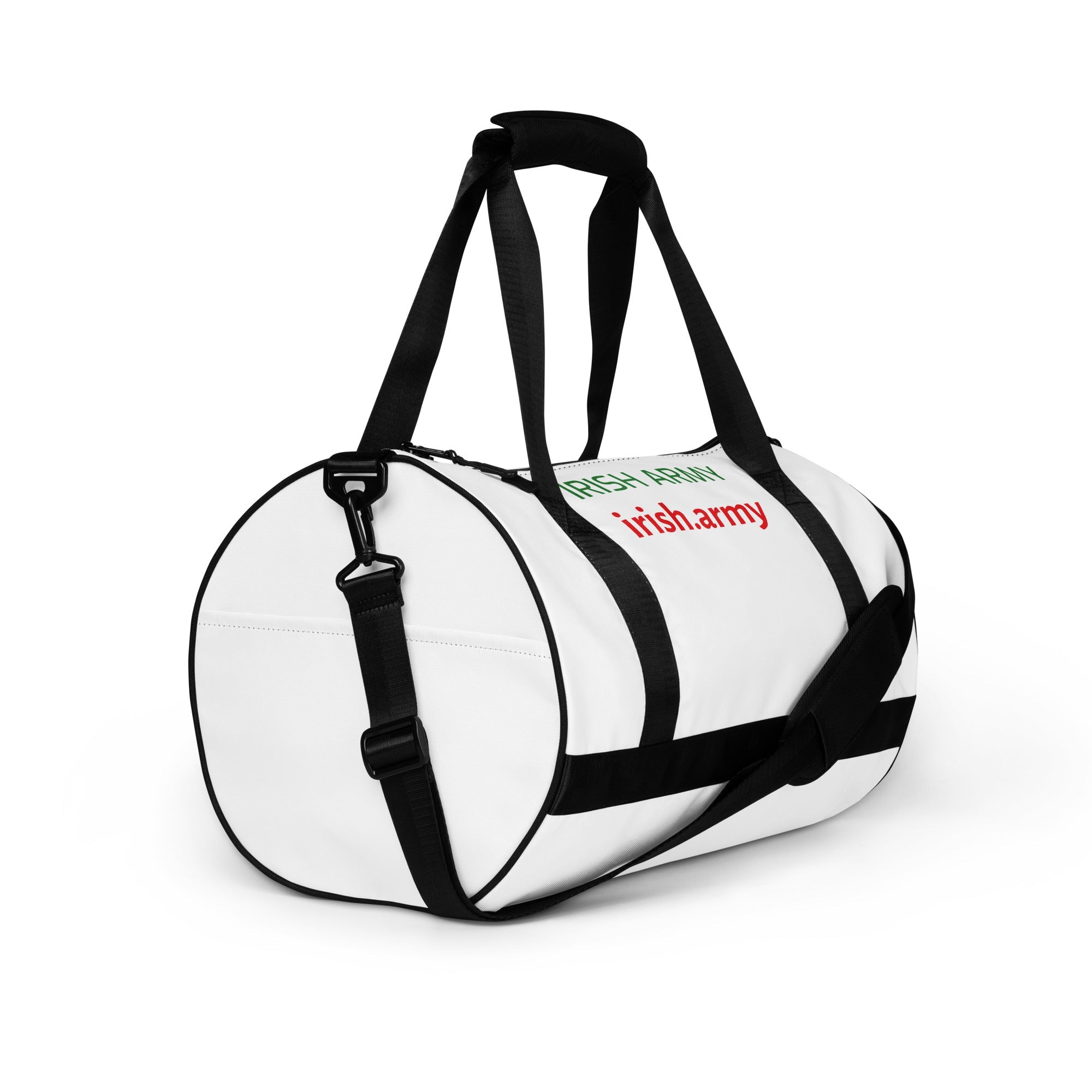 Bolsa de deporte con estampado integral del ejército irlandés