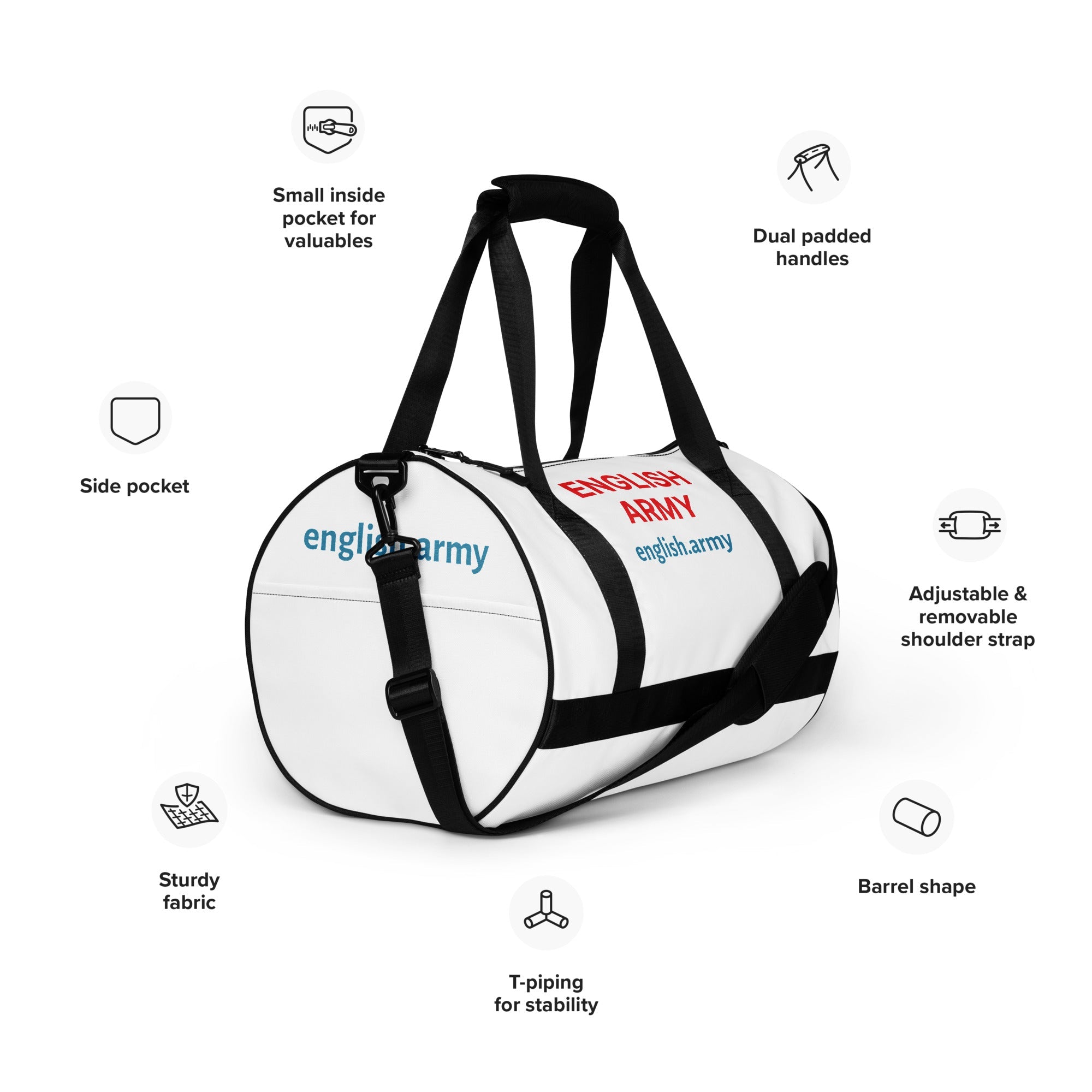 ENGLISH ARMY - All-over Print Gym Bag