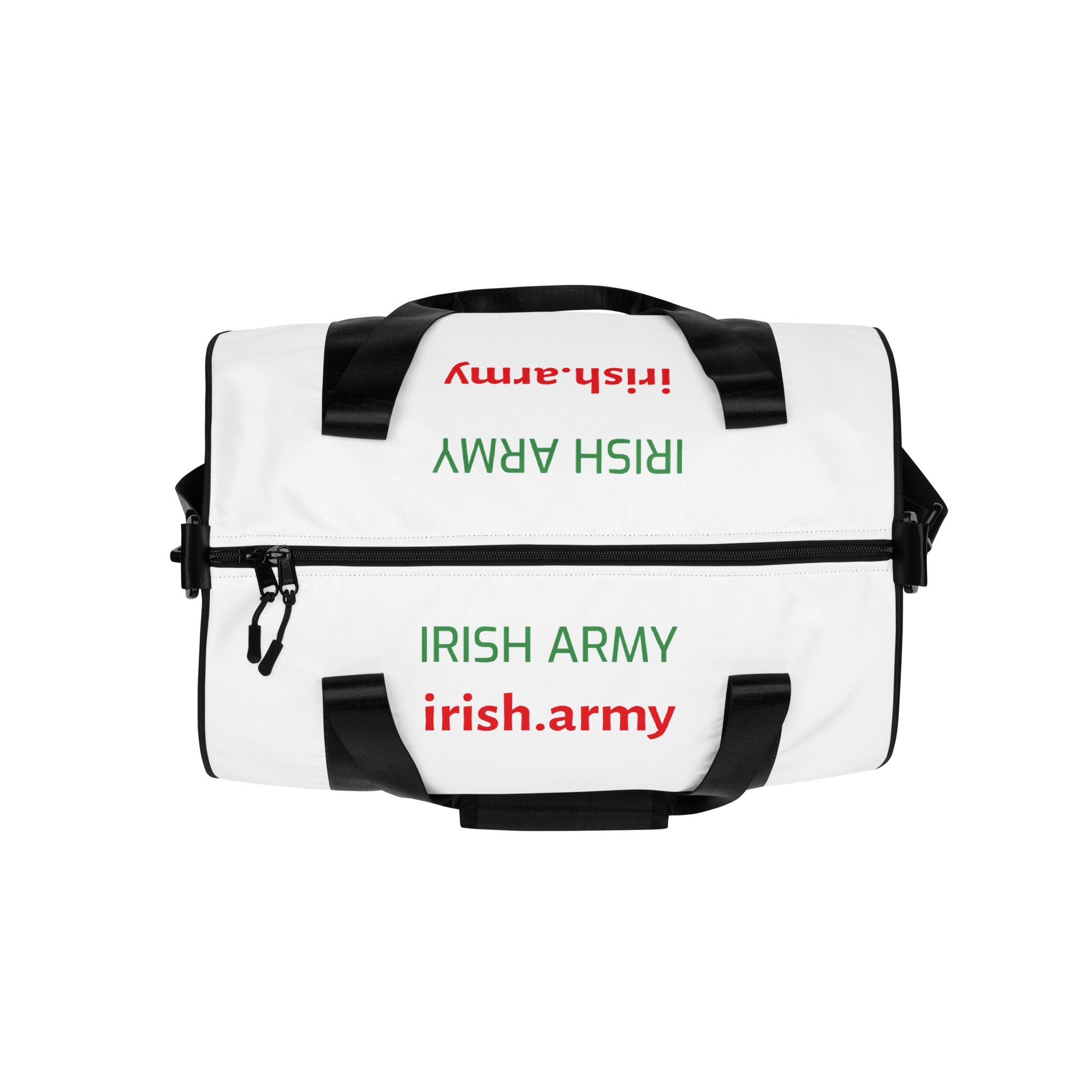 Bolsa de deporte con estampado integral del ejército irlandés
