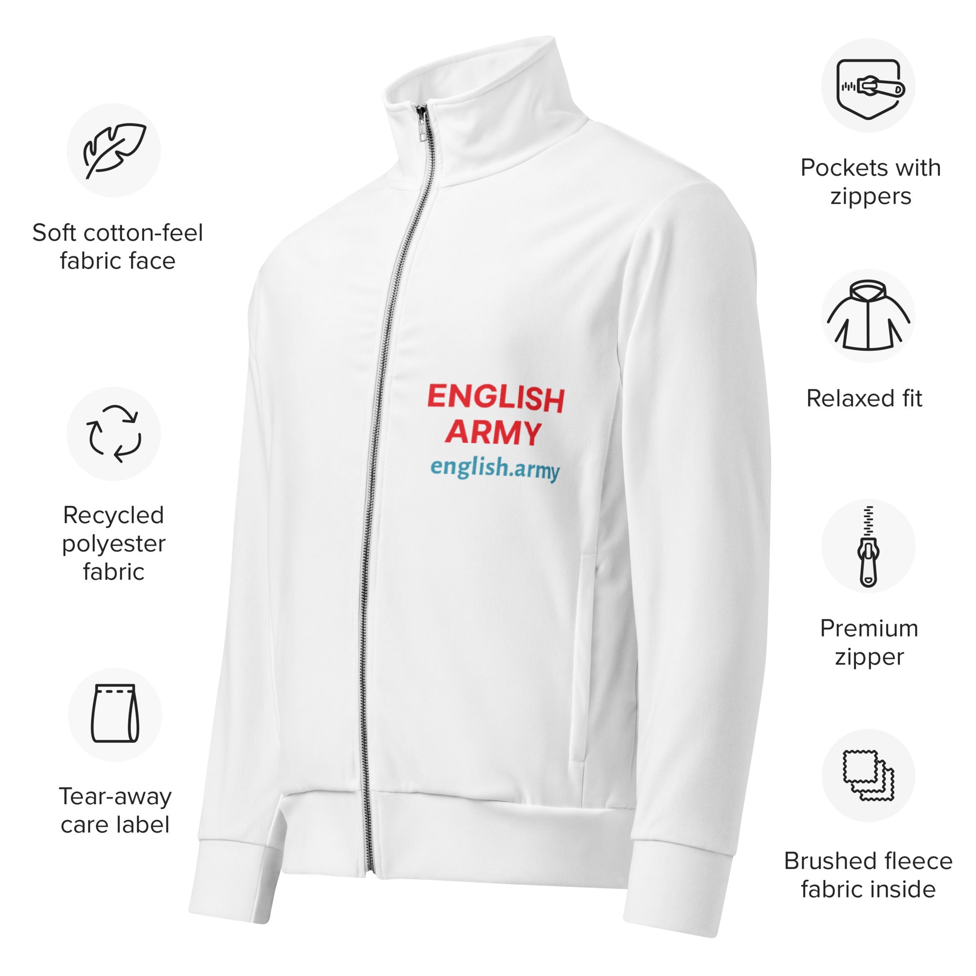 ENGLISH ARMY - Unisex Track Jacket