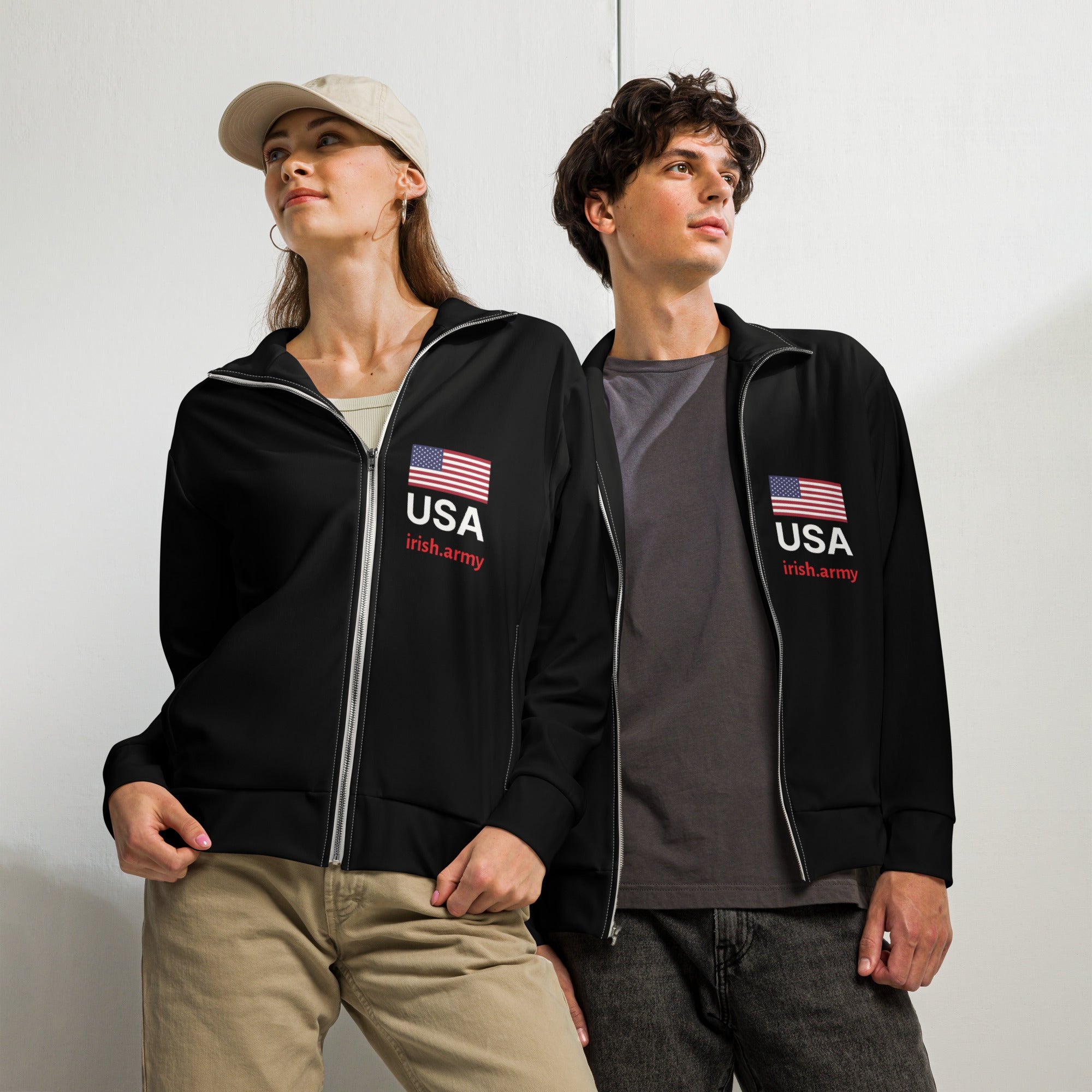 USA - Unisex Track Jacket