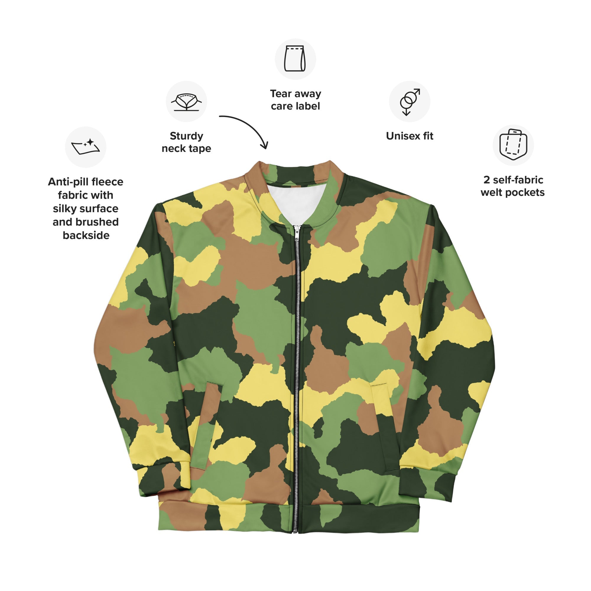 Unisex Bomber Jacket - English Army