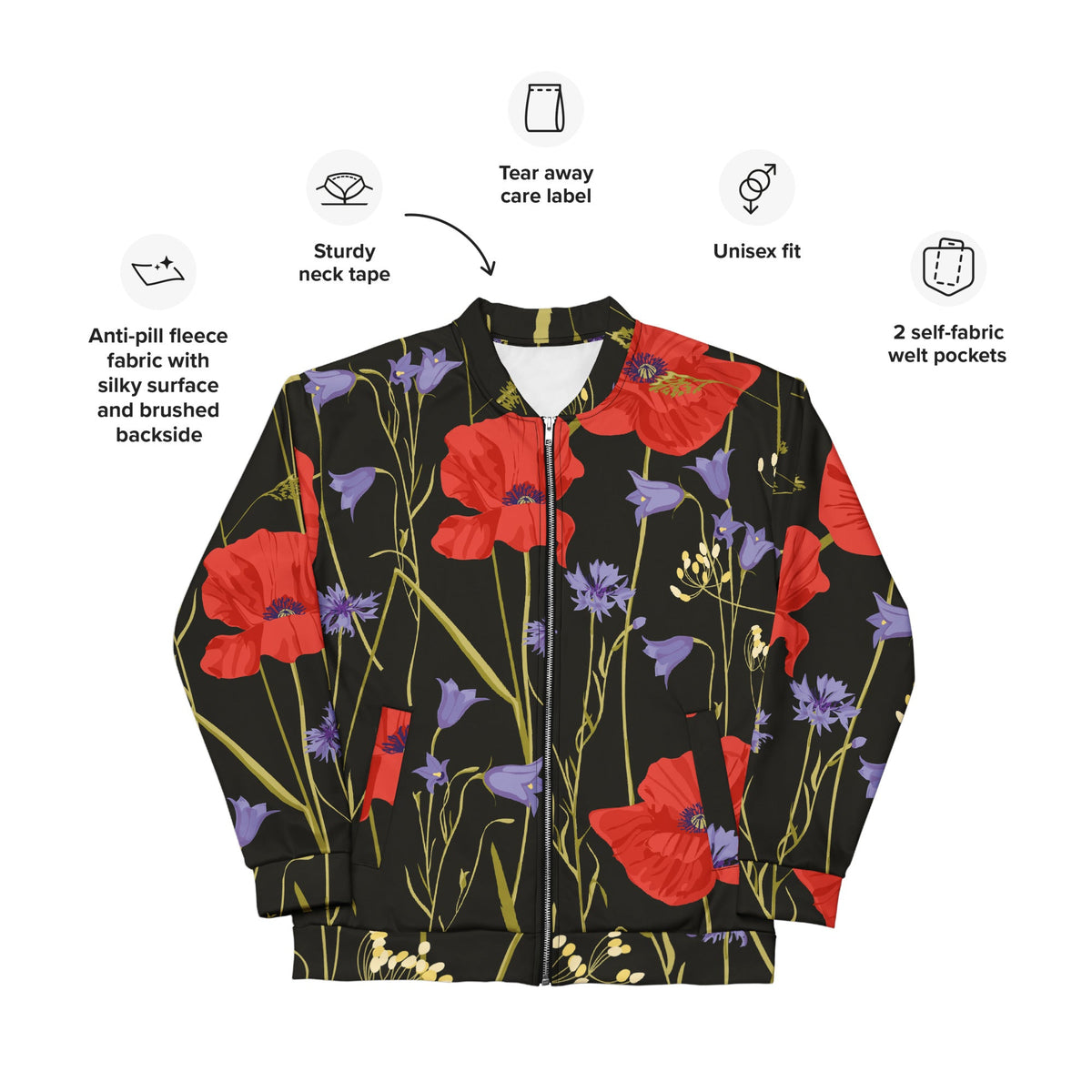 Unisex Bomber Jacket - English Army