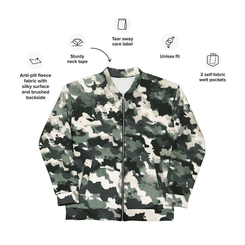 Unisex Bomber Jacket - English Army