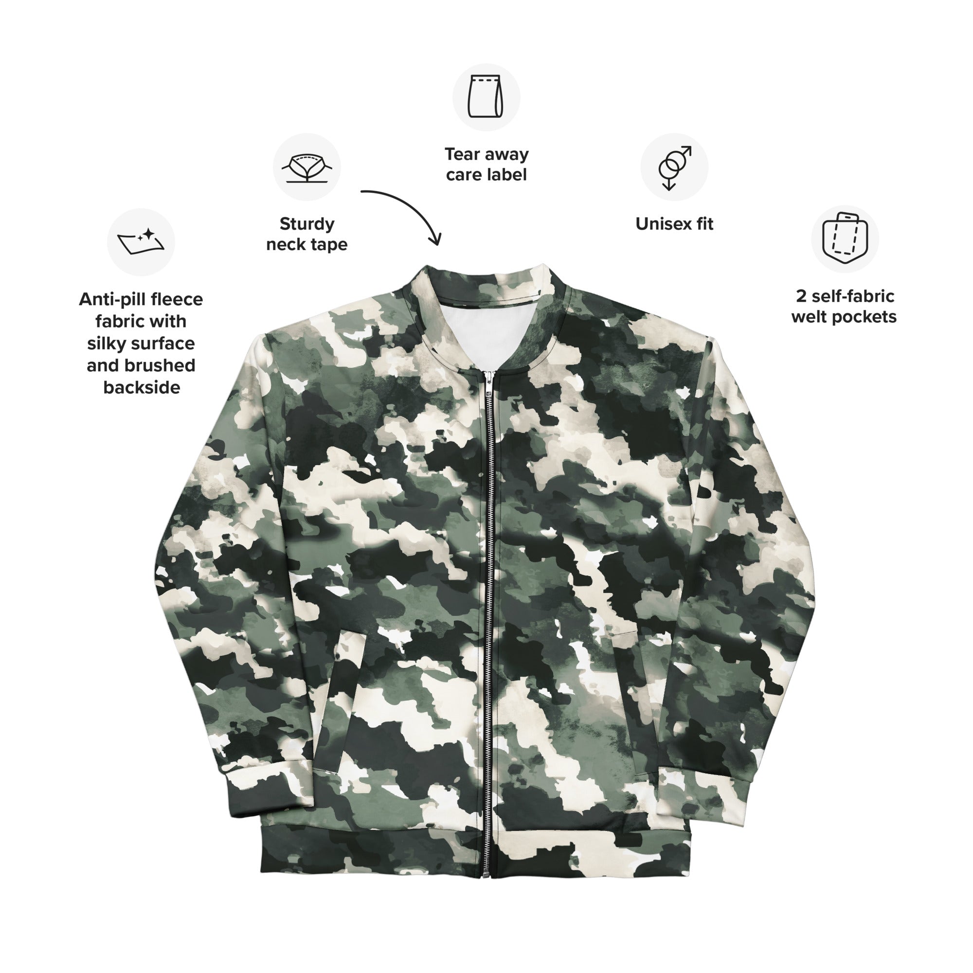 Unisex Bomber Jacket - English Army