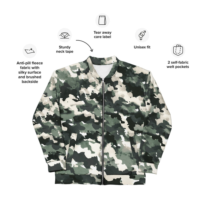 Unisex Bomber Jacket - English Army