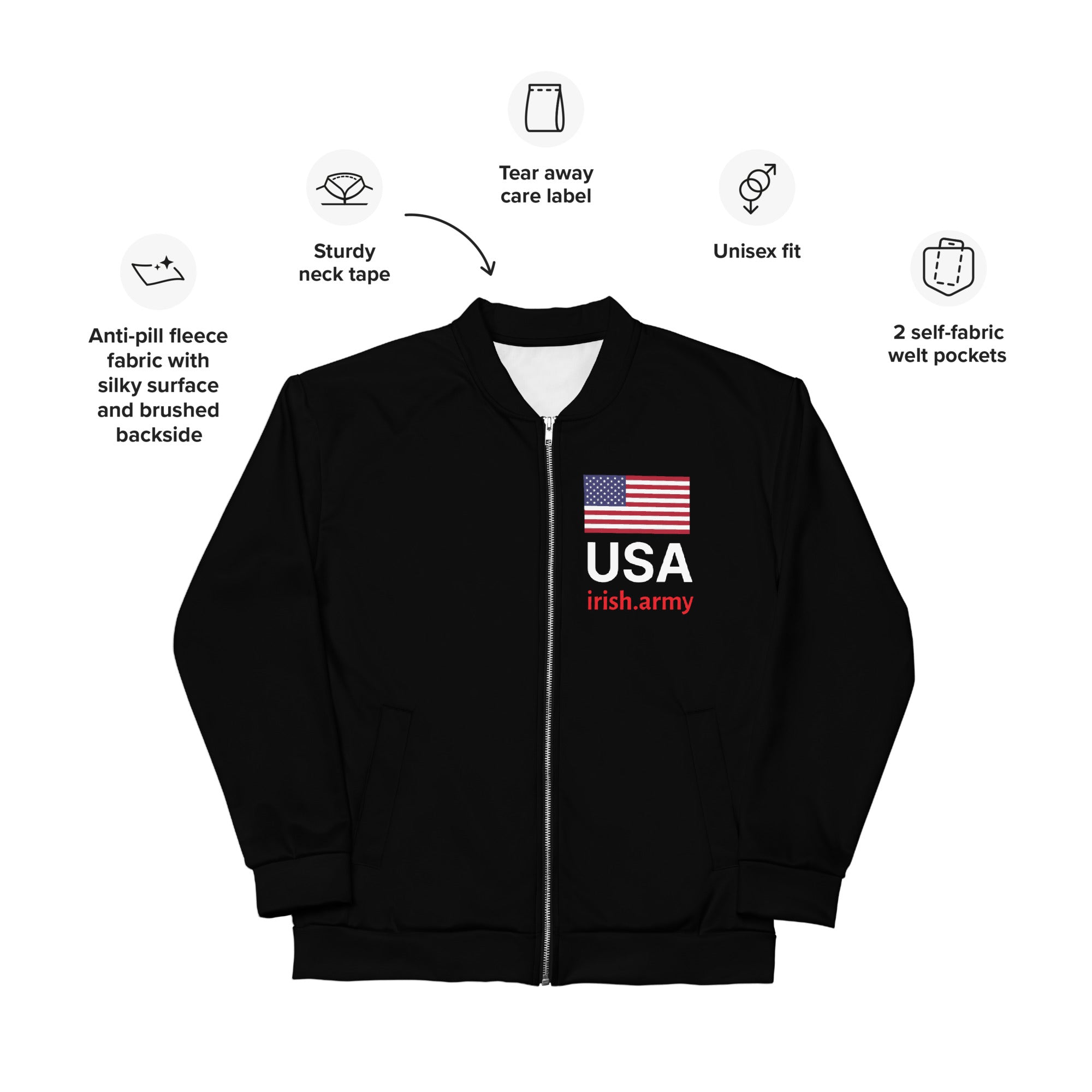 USA - Unisex Bomber Jacket