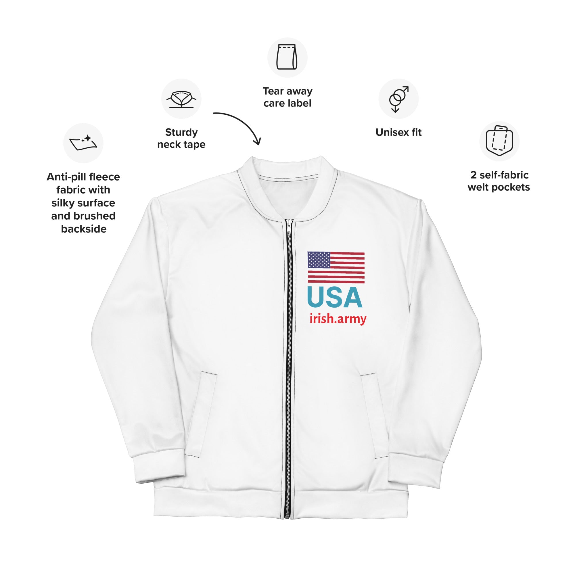 USA - Unisex Bomber Jacket