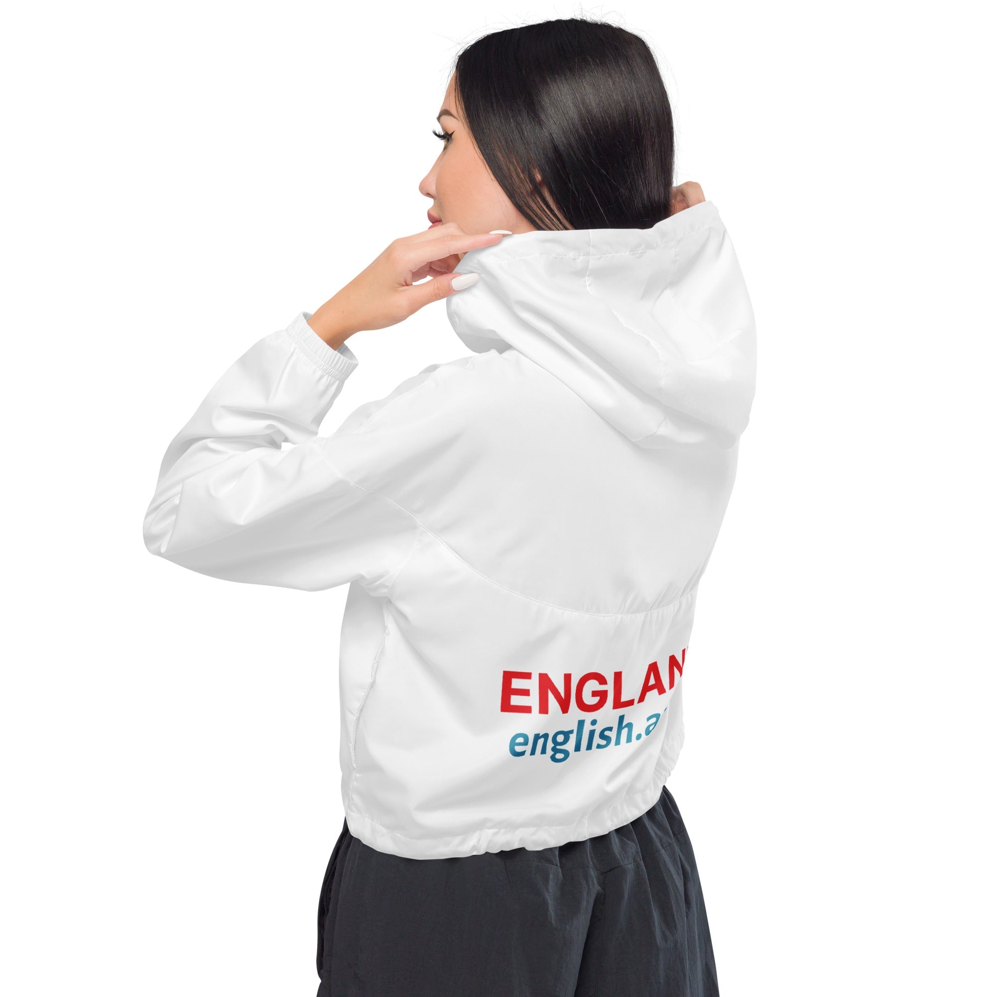 ENGLAND - Women’s Cropped Windbreaker