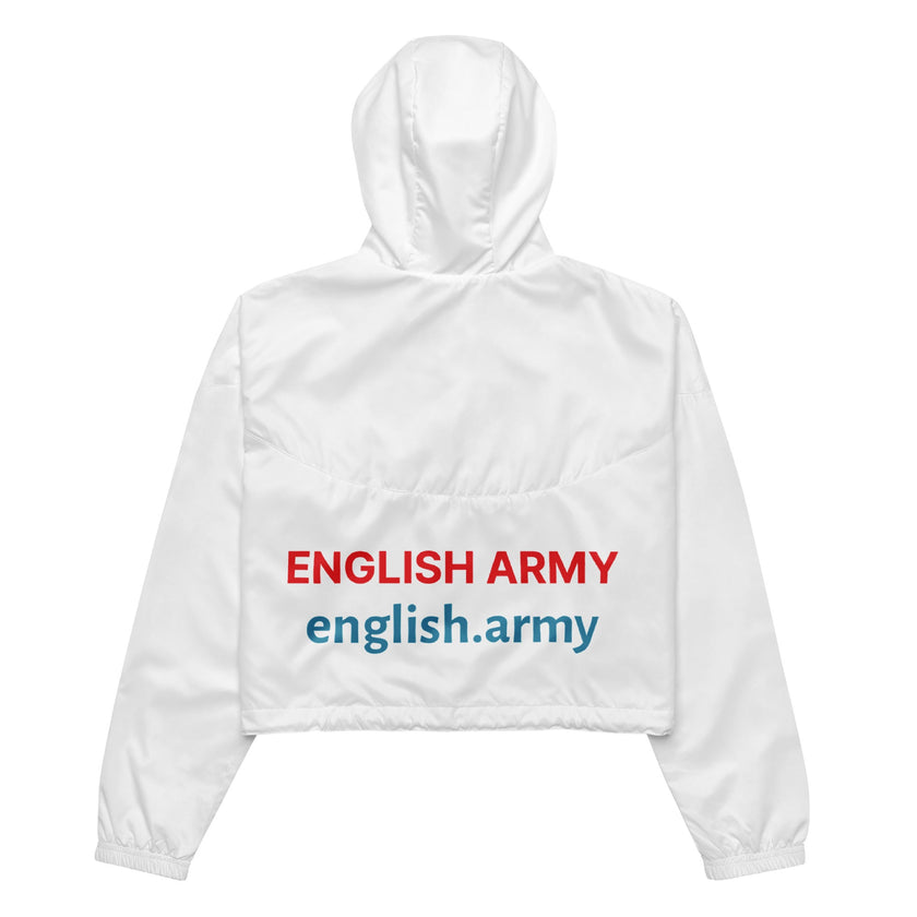ENGLISH ARMY - Women’s Cropped Windbreaker