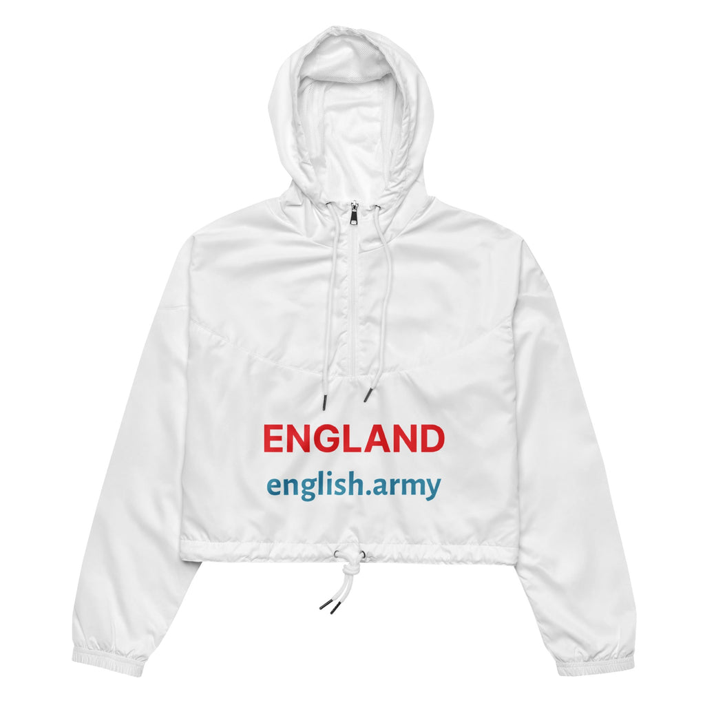 ENGLAND - Women’s Cropped Windbreaker