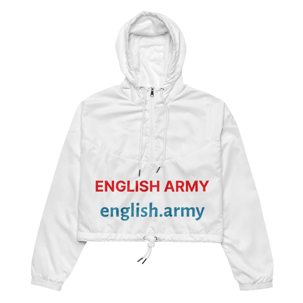 ENGLISH ARMY - Women’s Cropped Windbreaker