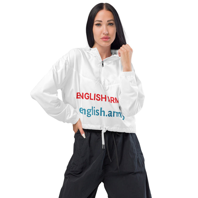 ENGLISH ARMY - Women’s Cropped Windbreaker