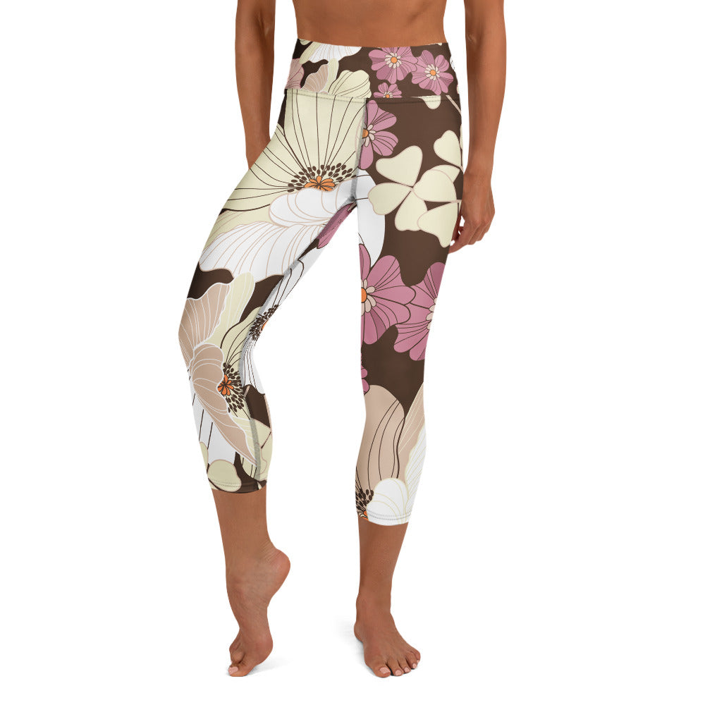 Yoga Capri Leggings - Irish Army
