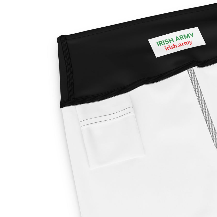 Yoga Capri Leggings - Irish Army