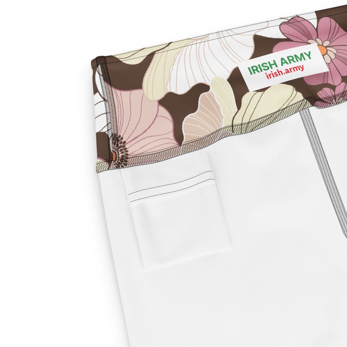Yoga Capri Leggings - Irish Army