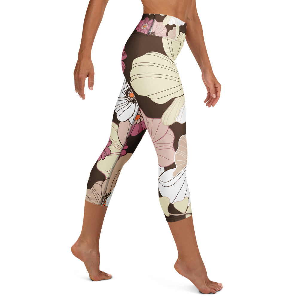 Yoga Capri Leggings - Irish Army