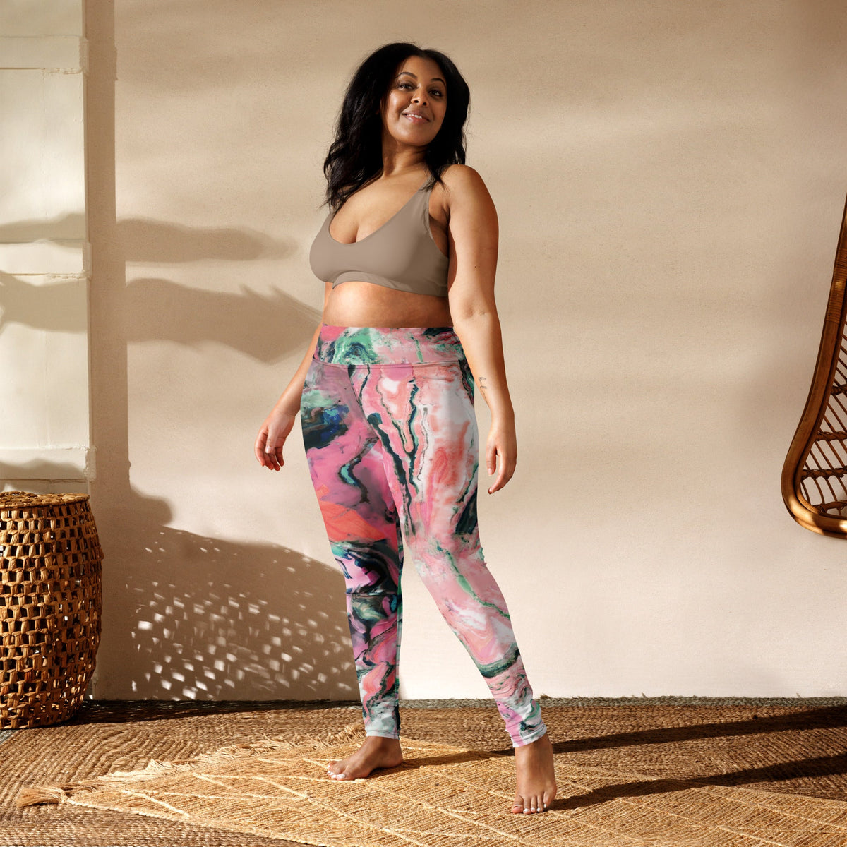 Yoga Leggings - Irish Army