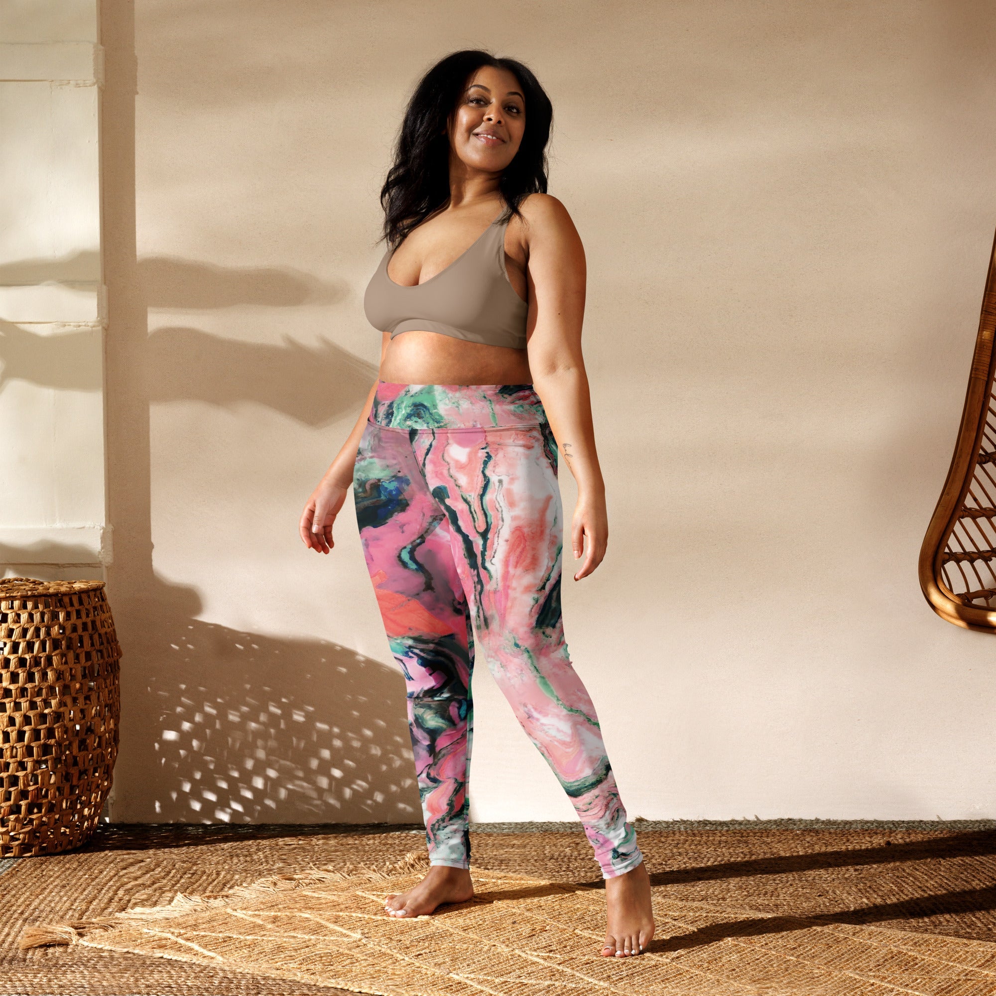 Yoga Leggings - Irish Army