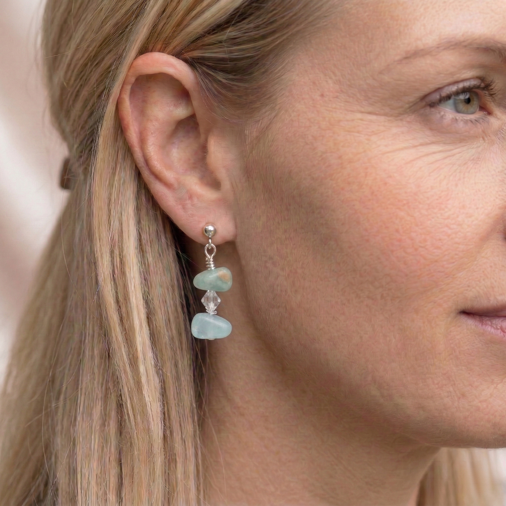 Amazonite Gemstone Earrings