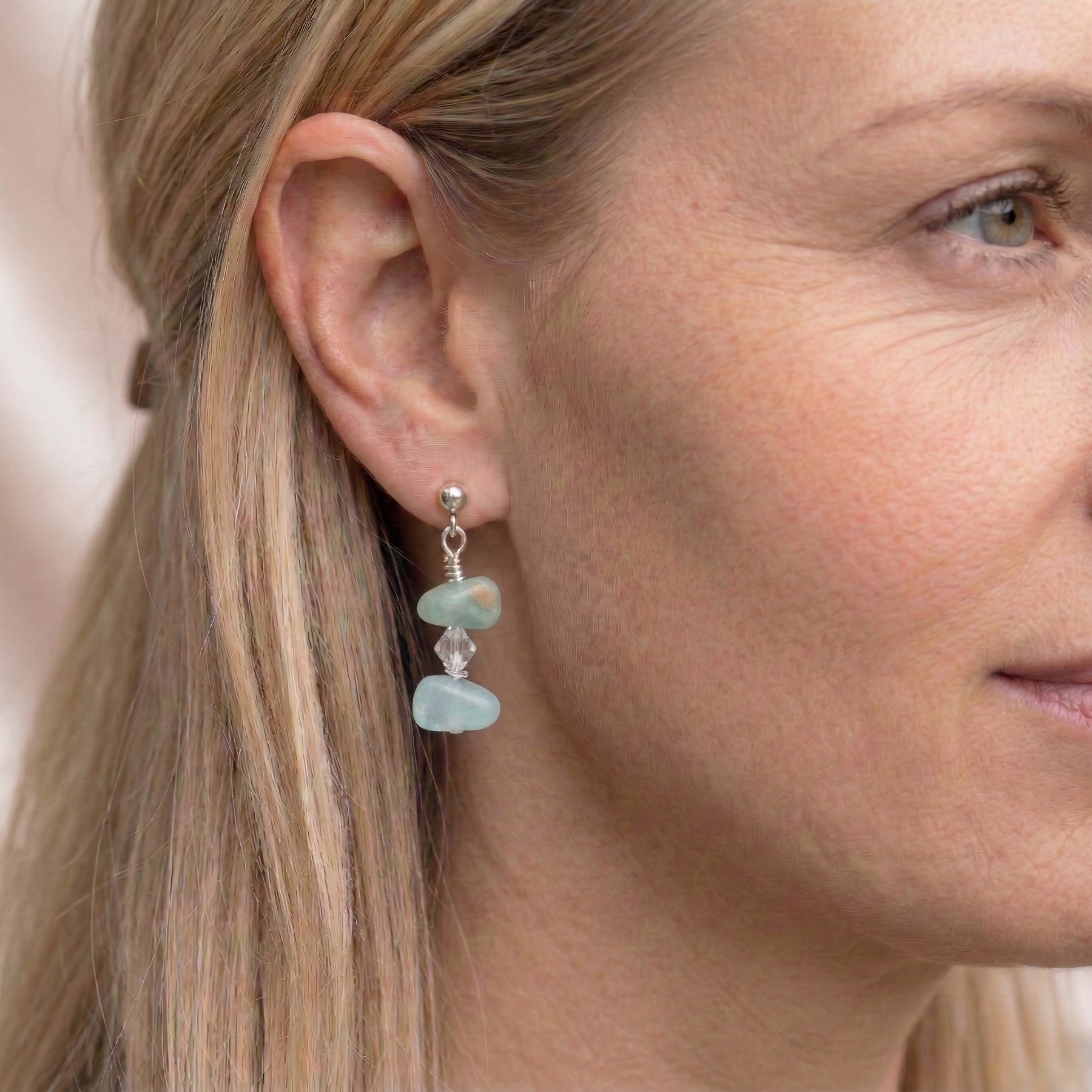 Amazonite Gemstone Earrings