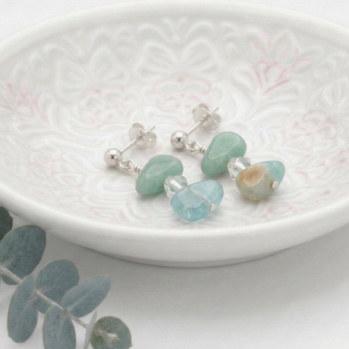 Amazonite Gemstone Earrings