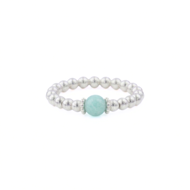 Amazonite Gemstone Ring